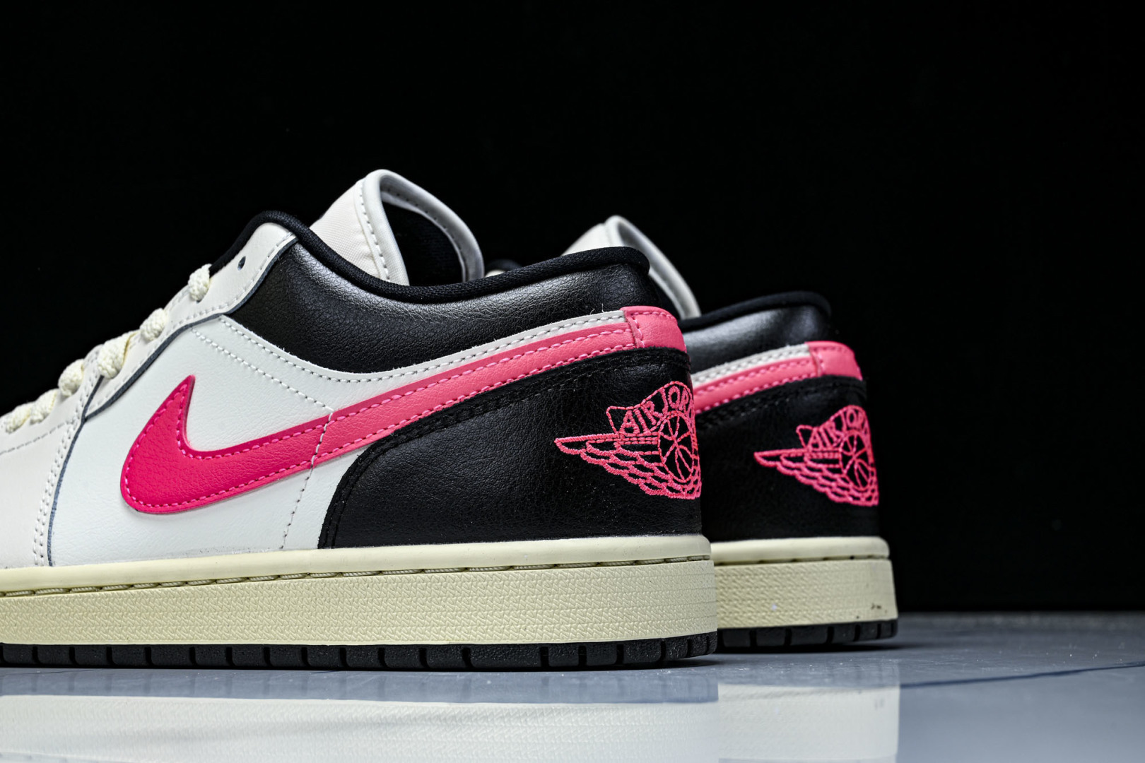 AJ1Low尺码:35.5-46纯原版出品-Air Jordan 1 Low AJ1 乔1米白黑红 低帮