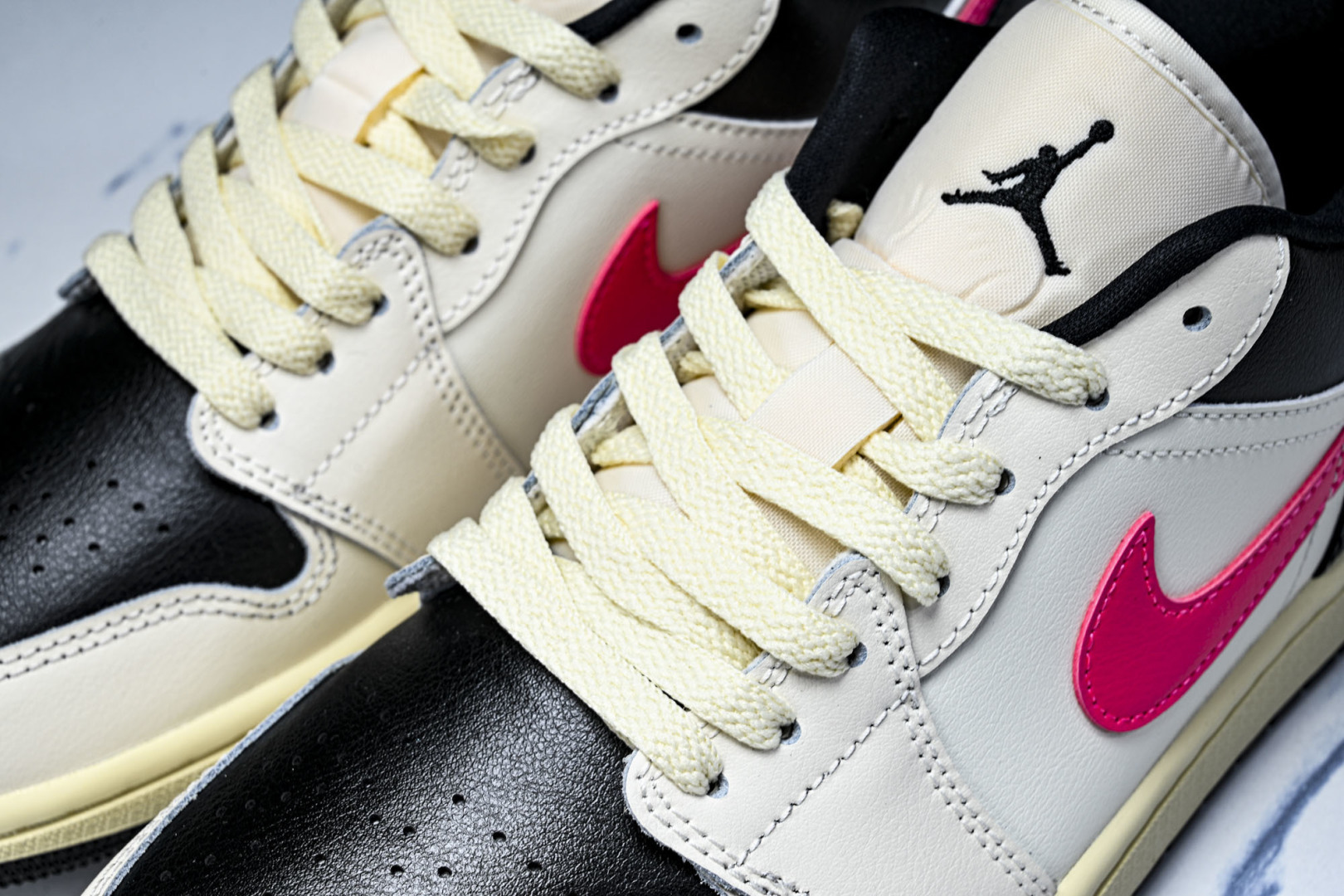 AJ1Low尺码:35.5-46纯原版出品-Air Jordan 1 Low AJ1 乔1米白黑红 低帮