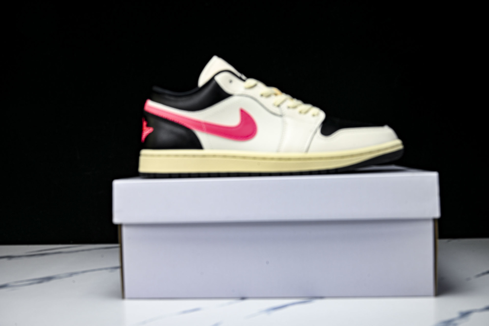 AJ1Low尺码:35.5-46纯原版出品-Air Jordan 1 Low AJ1 乔1米白黑红 低帮