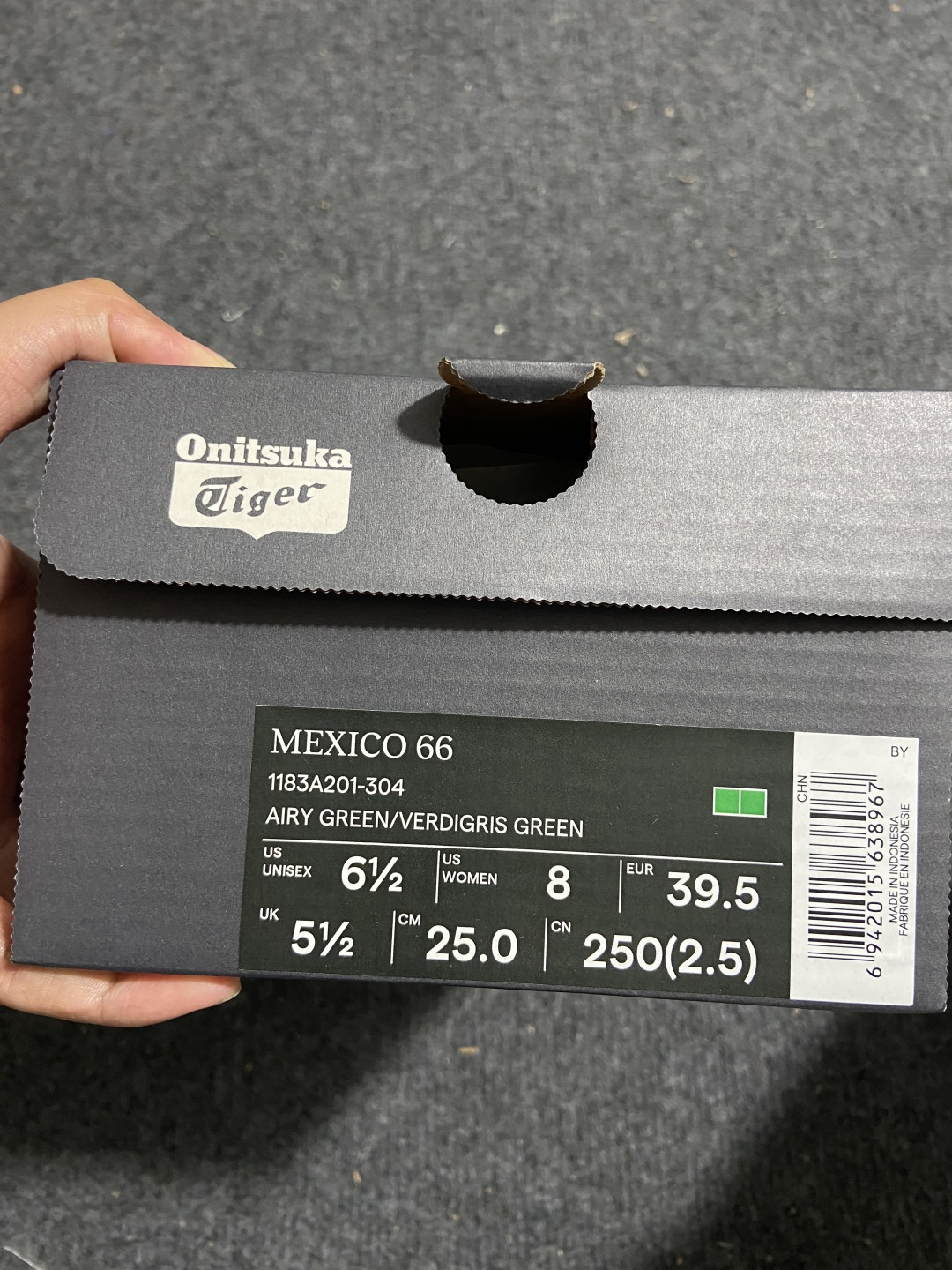 【平台版】Onitsuka Tiger Mexico 66 亚瑟士鬼冢虎复古经典板鞋 青苹果1183A2