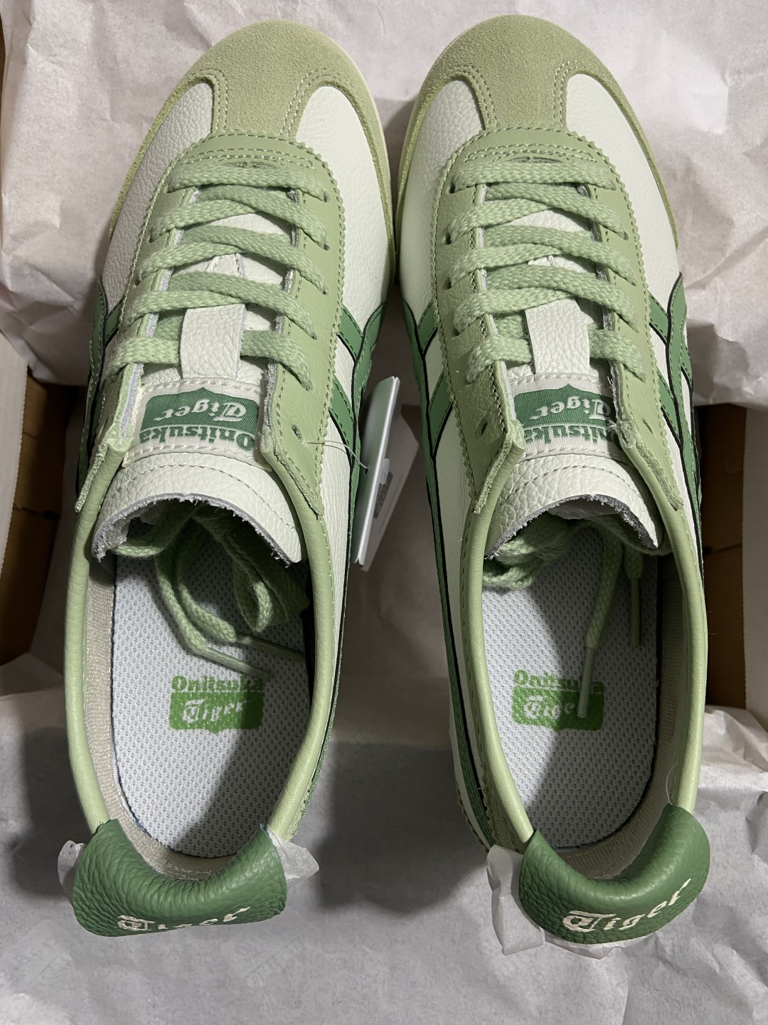 【平台版】Onitsuka Tiger Mexico 66 亚瑟士鬼冢虎复古经典板鞋 青苹果1183A2