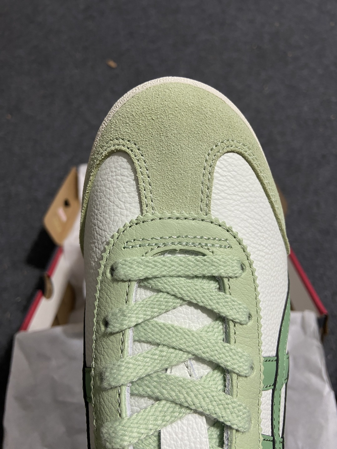 【平台版】Onitsuka Tiger Mexico 66 亚瑟士鬼冢虎复古经典板鞋 青苹果1183A2