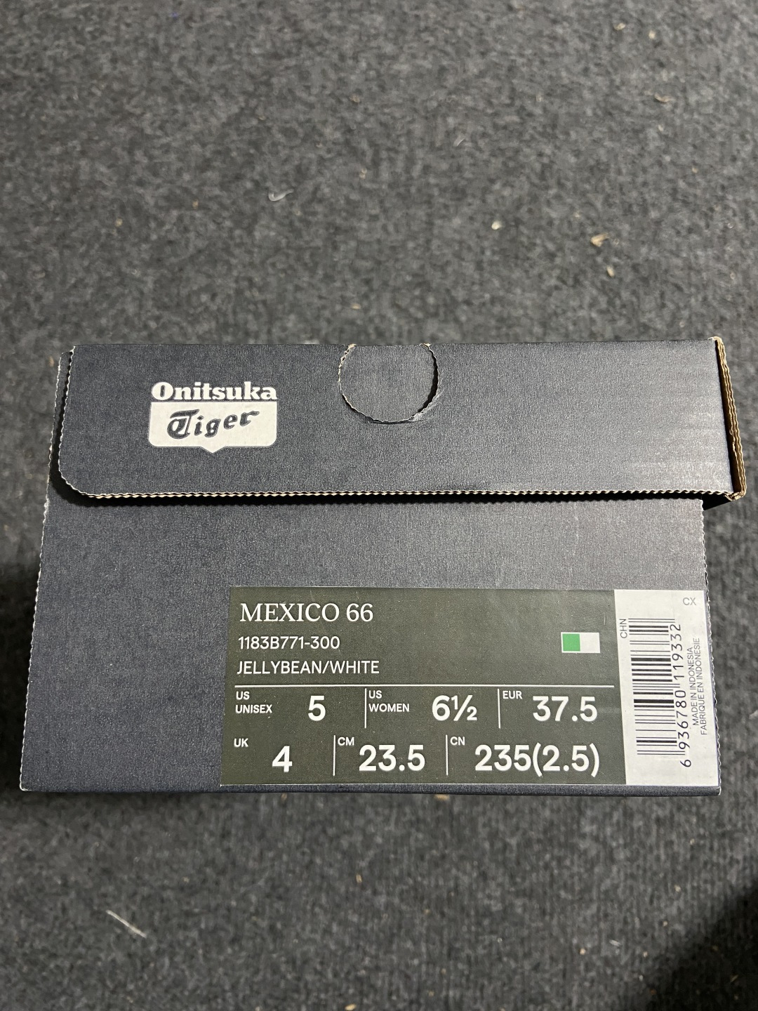 【平台版】Onitsuka Tiger Mexico 66 亚瑟士鬼冢虎复古经典板鞋 绿白1183B77
