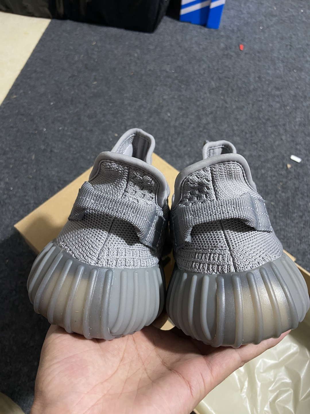 Yeezy烟灰 鞋码36-48 纯原版出品-Yeezy350 V2 烟灰色 IF3219 YZ014