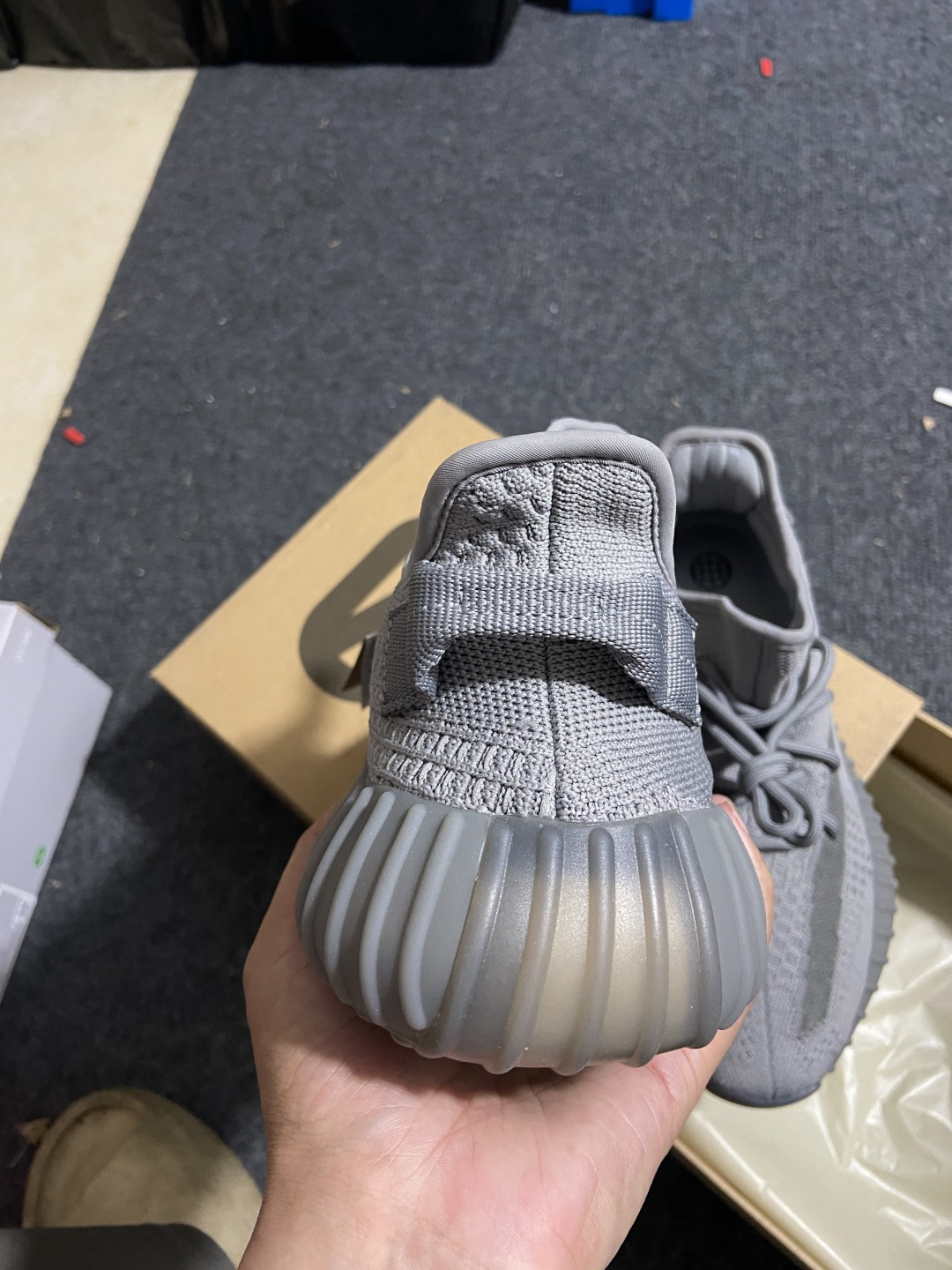 Yeezy烟灰 鞋码36-48 纯原版出品-Yeezy350 V2 烟灰色 IF3219 YZ014