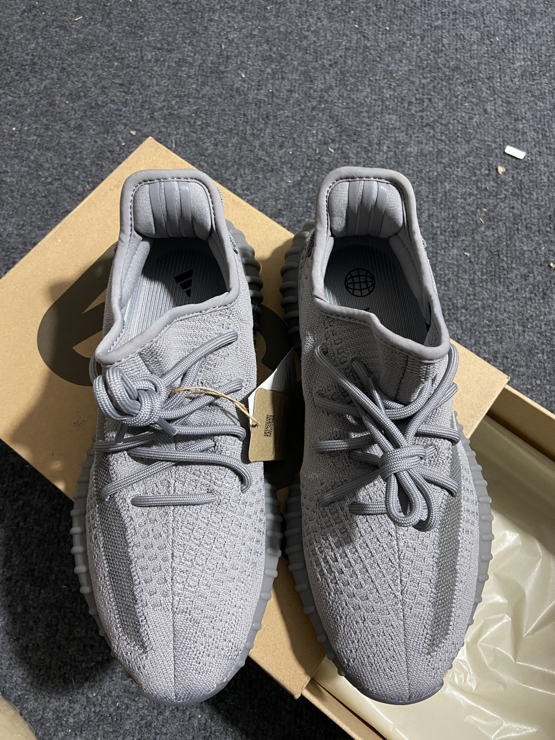 Yeezy烟灰 鞋码36-48 纯原版出品-Yeezy350 V2 烟灰色 IF3219 YZ014