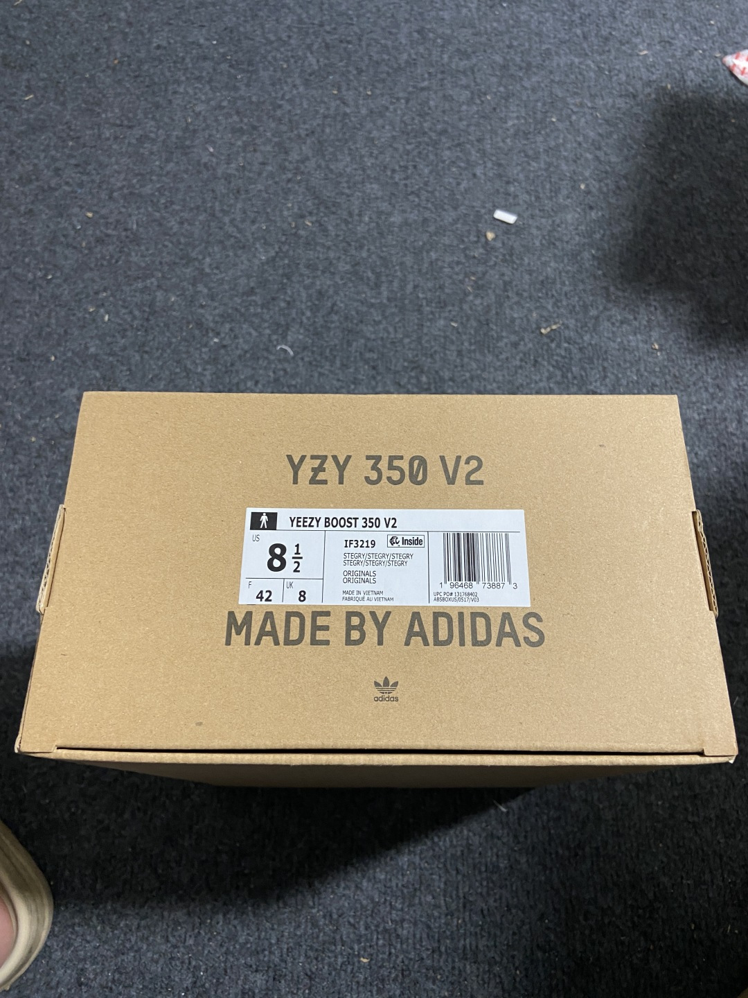Yeezy烟灰 鞋码36-48 纯原版出品-Yeezy350 V2 烟灰色 IF3219 YZ014