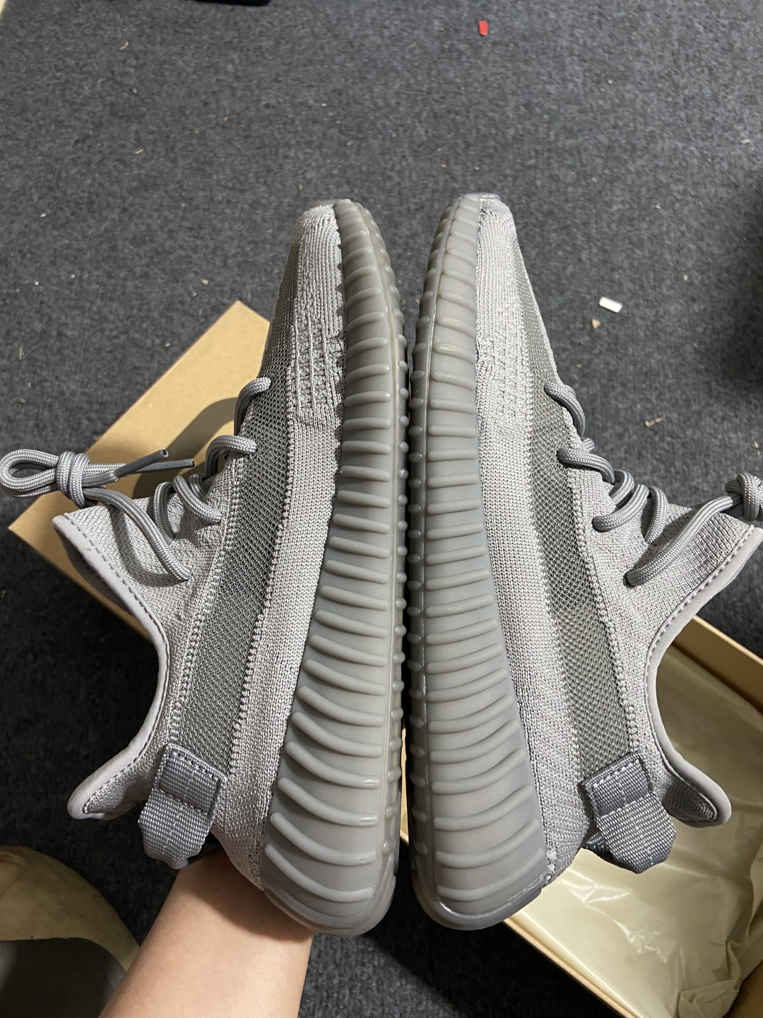 Yeezy烟灰 鞋码36-48 纯原版出品-Yeezy350 V2 烟灰色 IF3219 YZ014