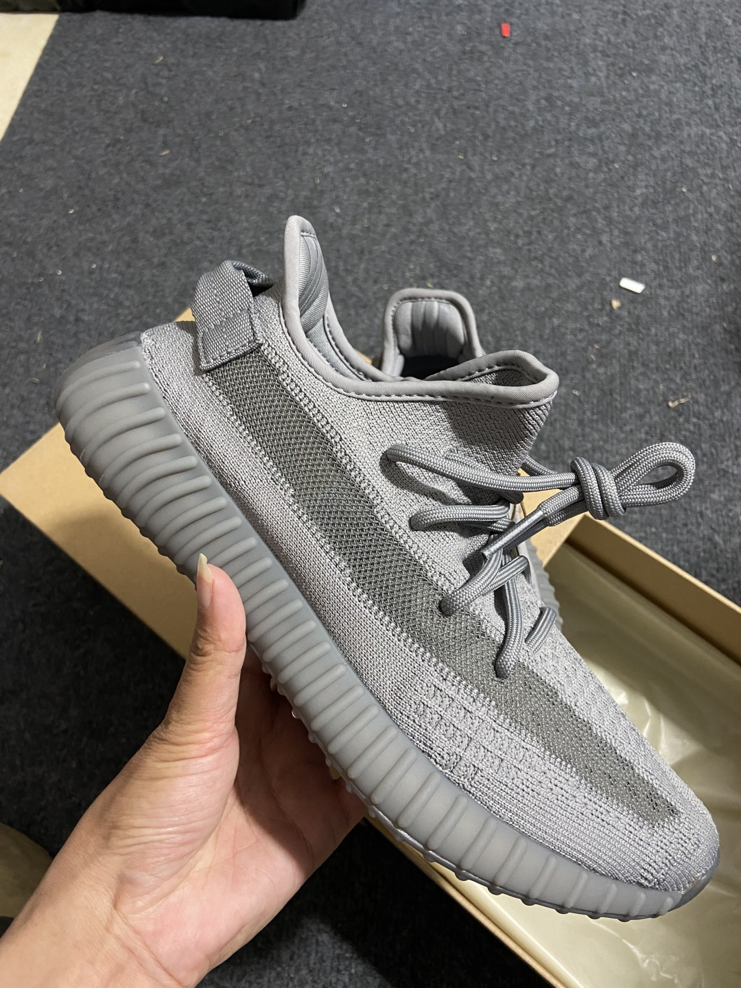 Yeezy烟灰 鞋码36-48 纯原版出品-Yeezy350 V2 烟灰色 IF3219 YZ014