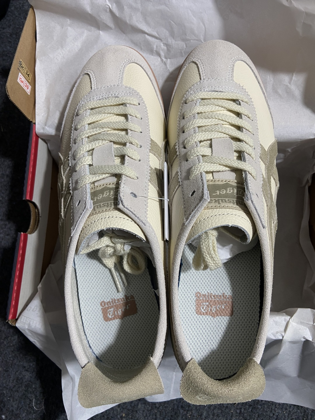 【平台版】Onitsuka Tiger Mexico 66 亚瑟士鬼冢虎复古经典板鞋米色 1183C07