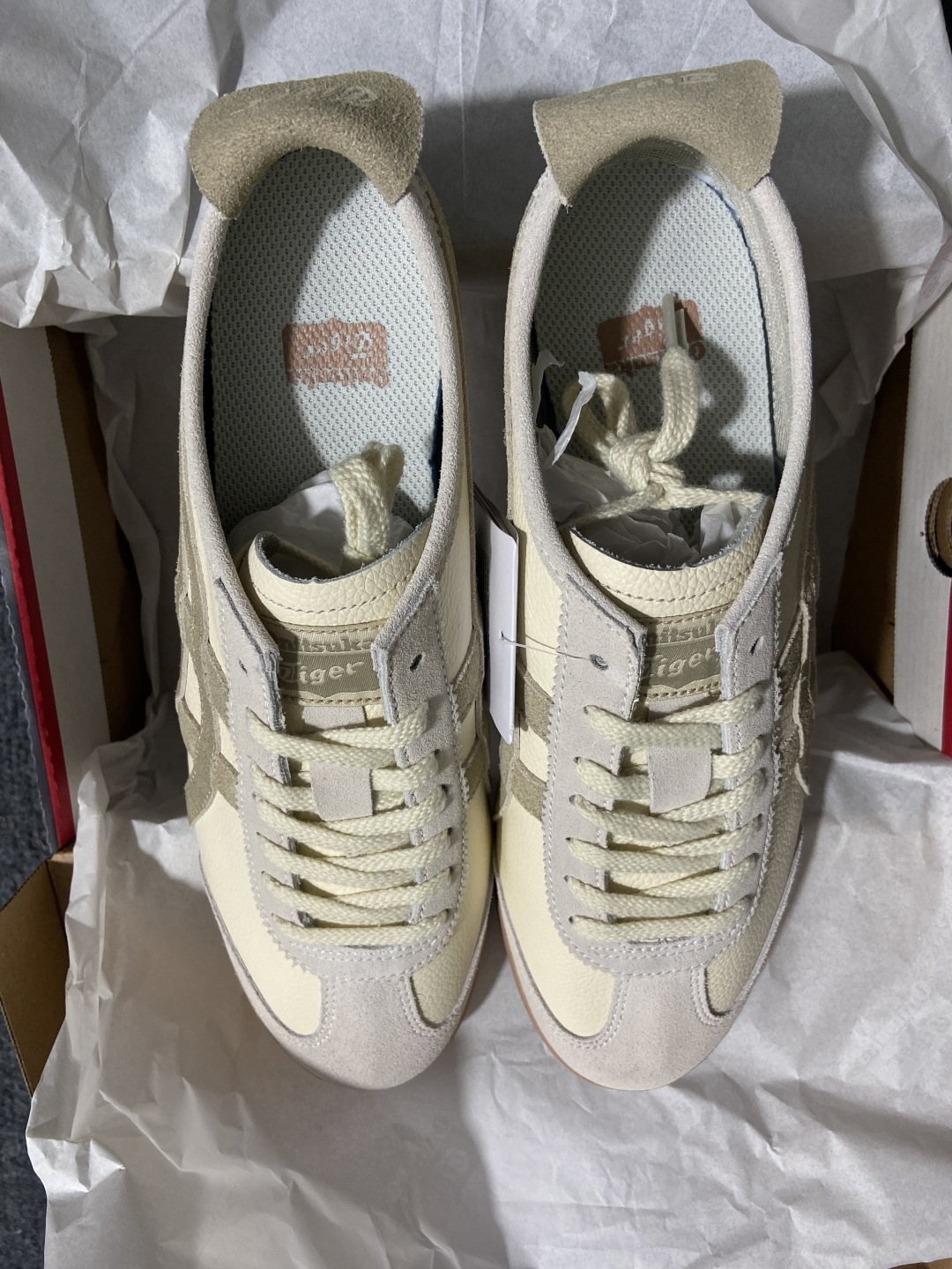 【平台版】Onitsuka Tiger Mexico 66 亚瑟士鬼冢虎复古经典板鞋米色 1183C07