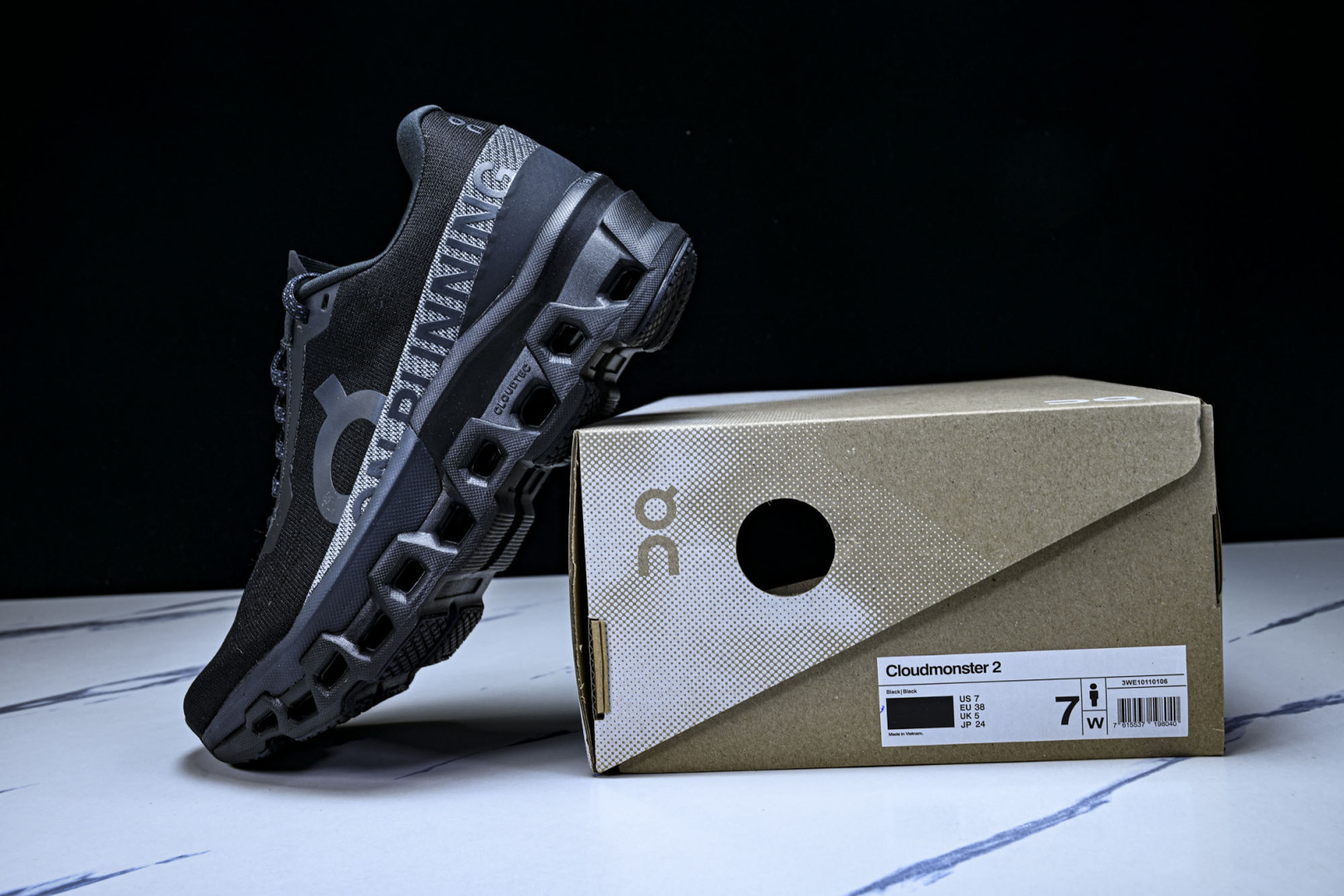 On昂跑 尺码:36-45纯原版出品-纯原ON昂跑 Cloudmonster 2 怪兽二代轻量缓震透气男