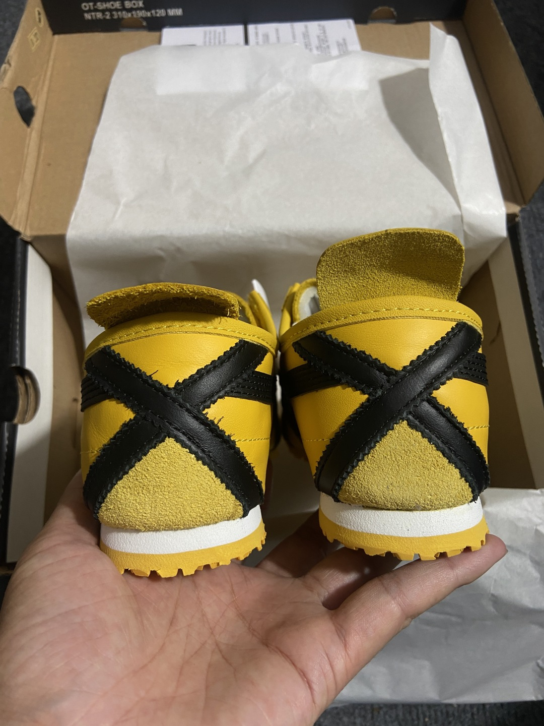 PK版出货！顶级头层，最强品质！鬼冢虎 李小龙黑黄ASICS Tiger Mexico 66 鬼冢虎 1