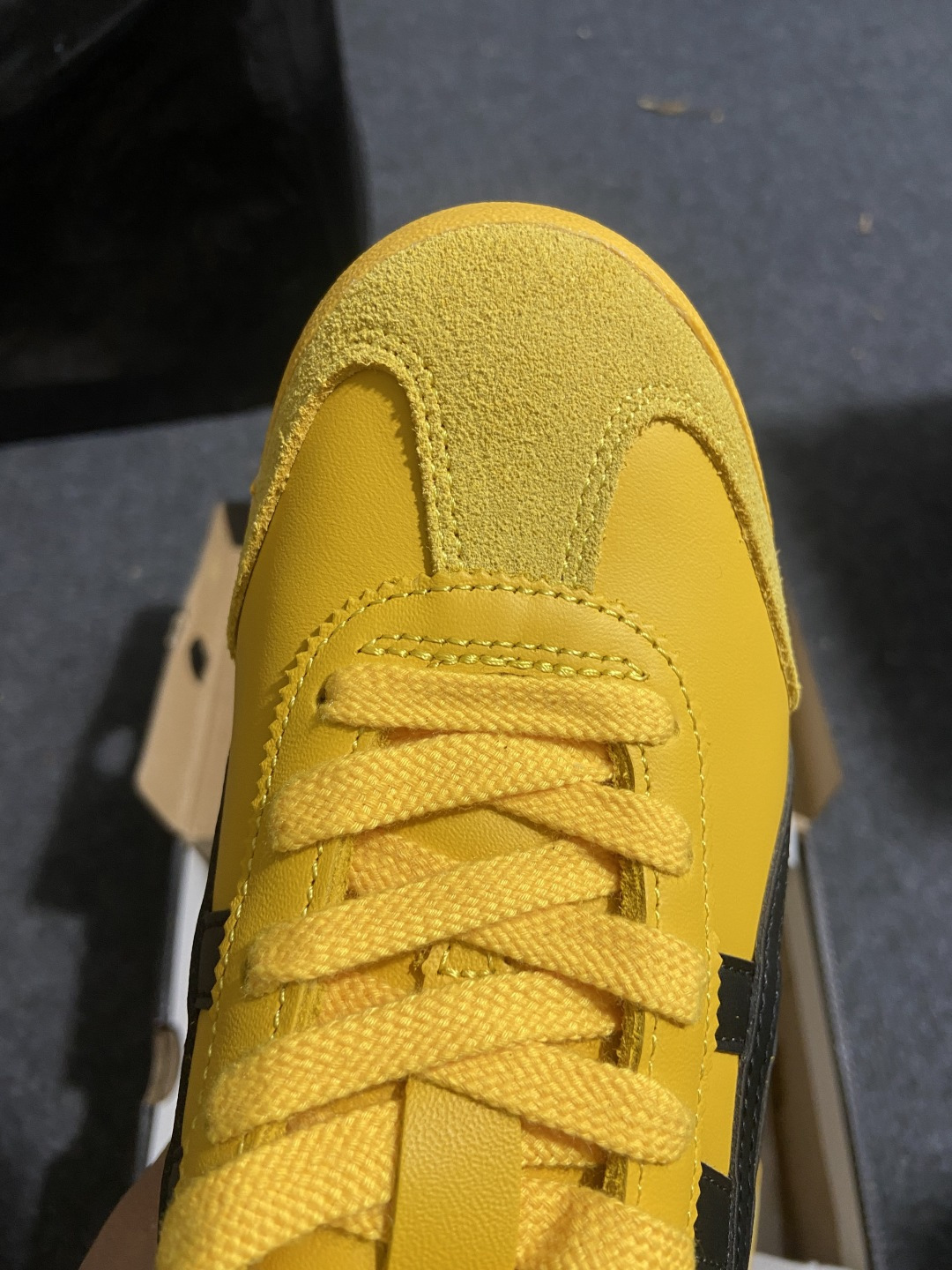 PK版出货！顶级头层，最强品质！鬼冢虎 李小龙黑黄ASICS Tiger Mexico 66 鬼冢虎 1