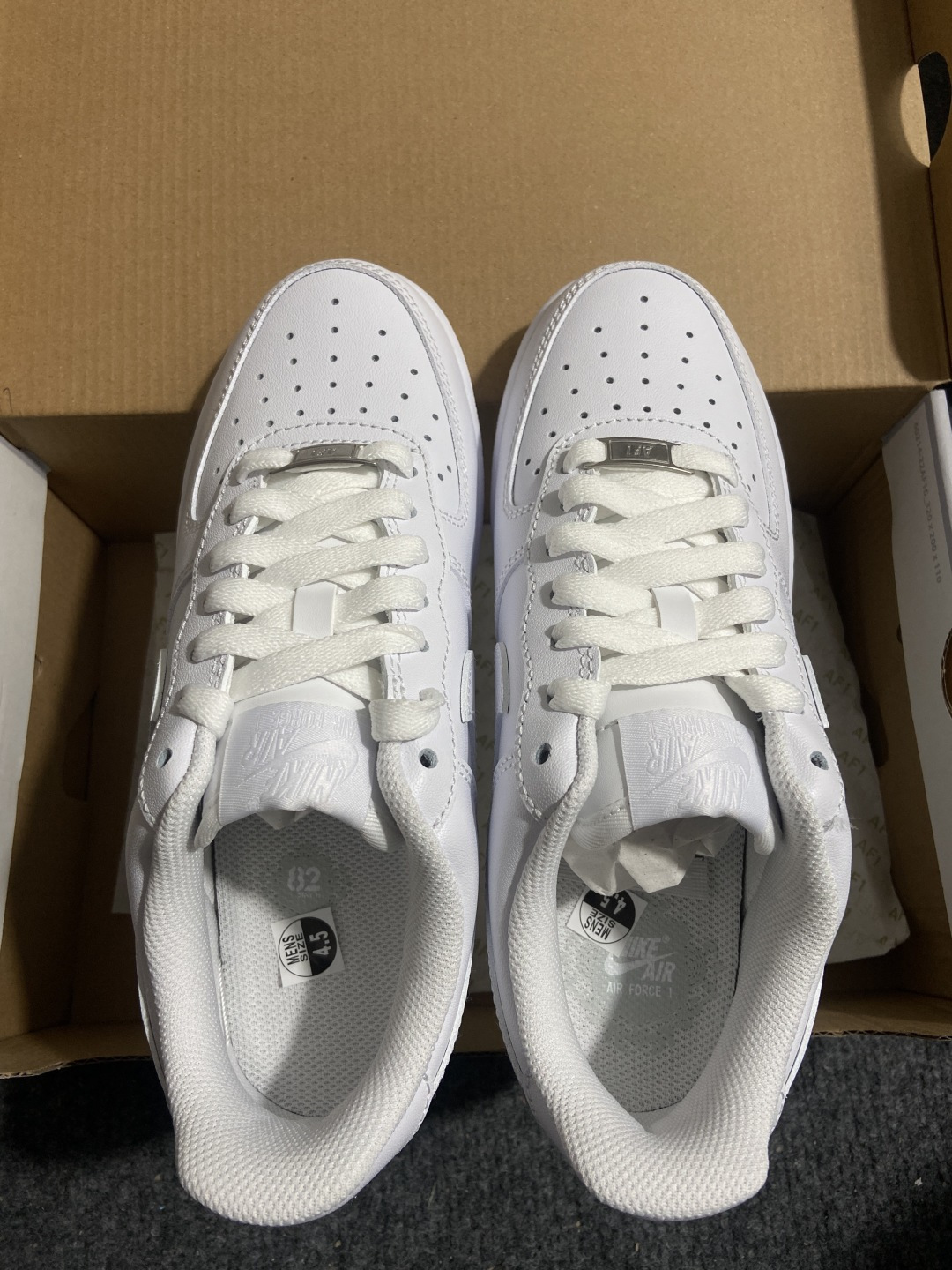 补货【纯原】NK Air Force 1 Low '07 空军一号低帮经典板鞋 全白 YZ00936-3