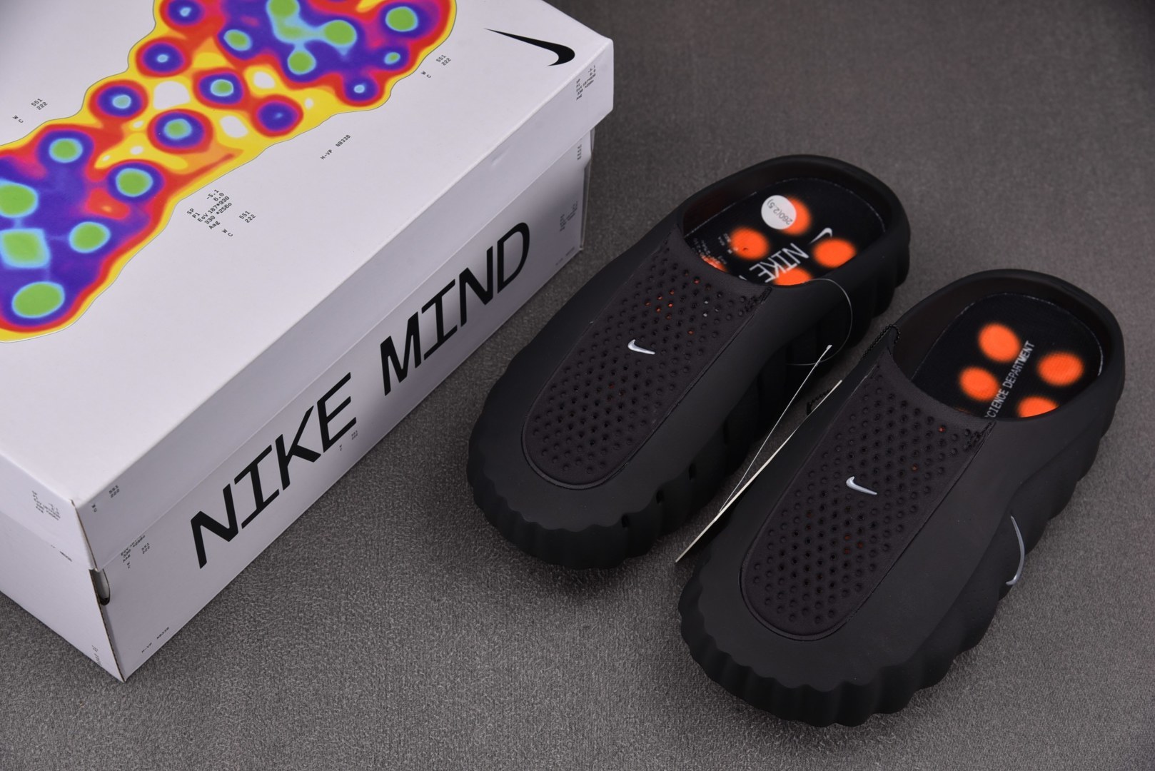 Mind 尺码:36-47.5纯原版出品-NK Mind 001 Slide Black Chrome 