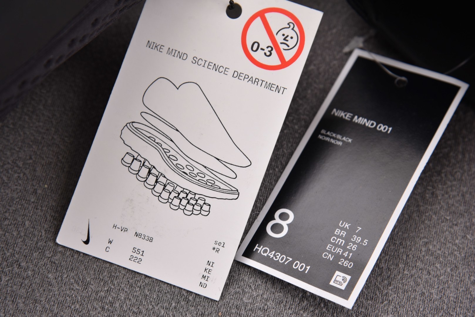 Mind 尺码:36-47.5纯原版出品-NK Mind 001 Slide Black Chrome 
