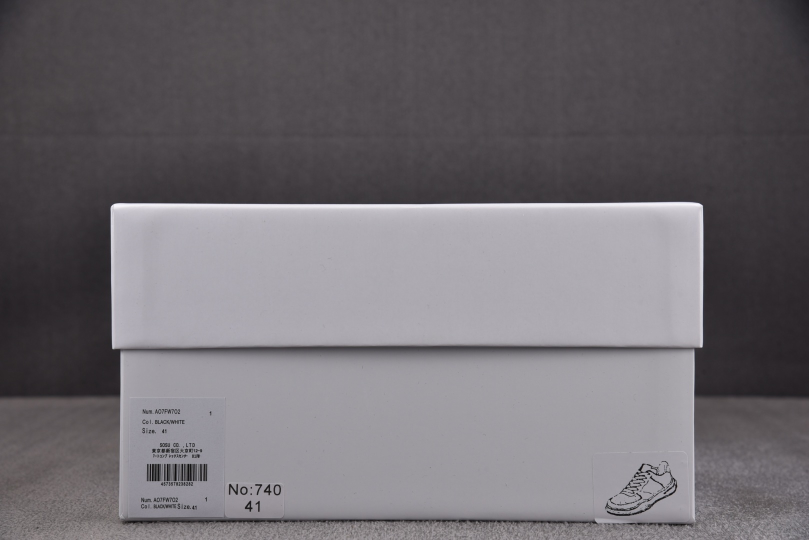 MMY 三原 尺码:36-44纯原版出品-MIHARA YASUHIRO 黑白 No.740 YZ022
