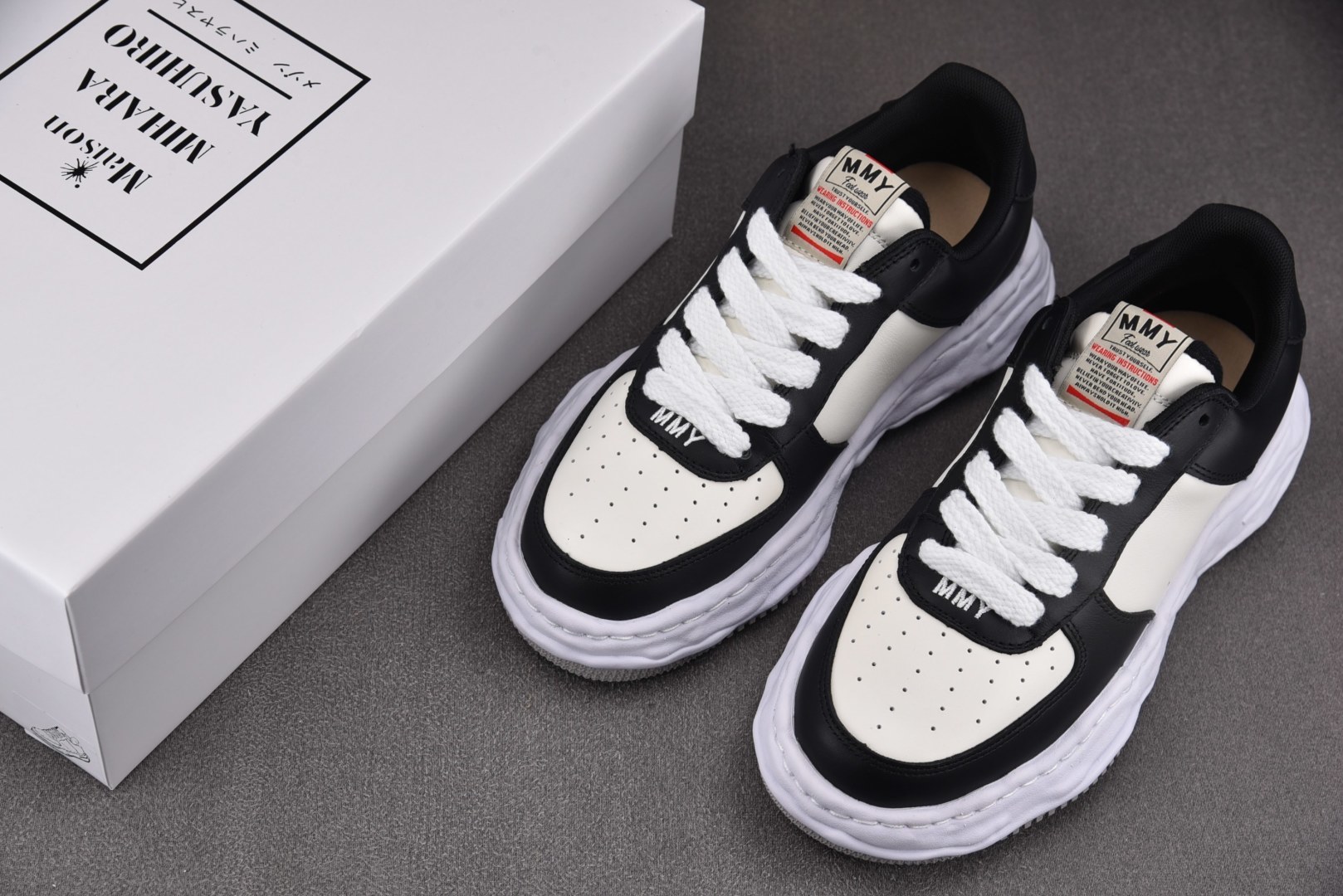 MMY 三原 尺码:36-44纯原版出品-MIHARA YASUHIRO 黑白 No.740 YZ022