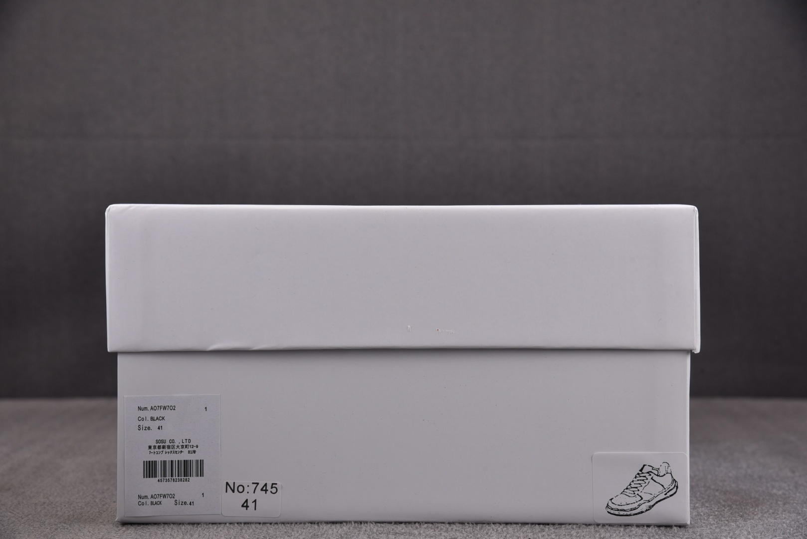 MMY 三原 尺码:36-44纯原版出品-MIHARA YASUHIRO 黑色 No.745 YZ022