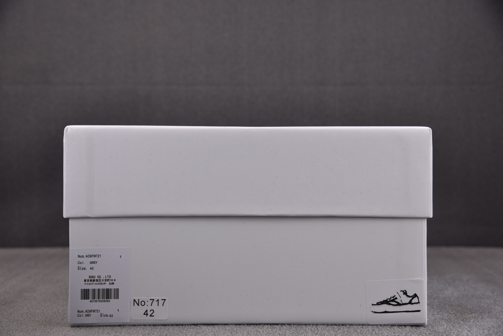 MMY 三原 尺码:36-44纯原版出品-MIHARA YASUHIRO 灰色 No.717 YZ022