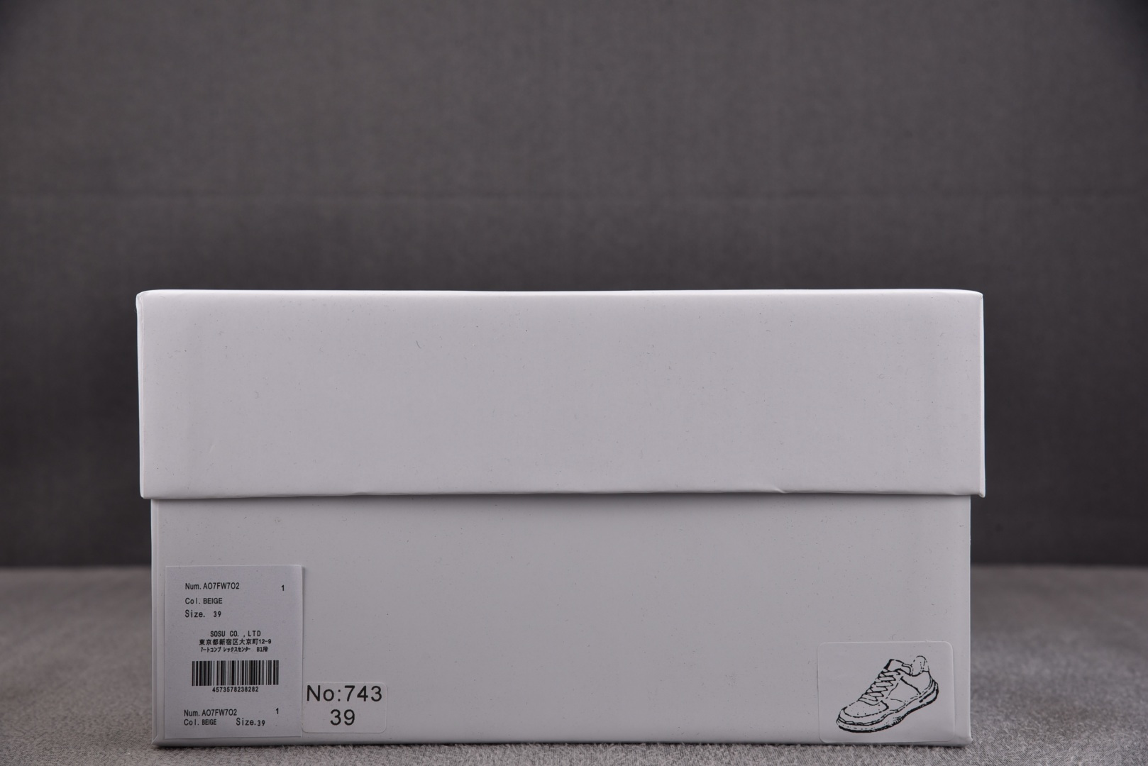 MMY 三原 尺码:36-44纯原版出品-MIHARA YASUHIRO 米黄白 No.743 YZ02