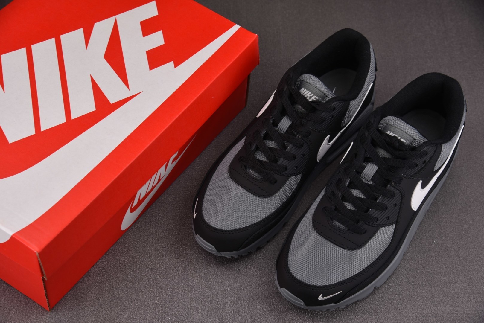 Max 尺码39-46纯原版出品-NK Air Max 90 Anthracite Black 灰黑 I