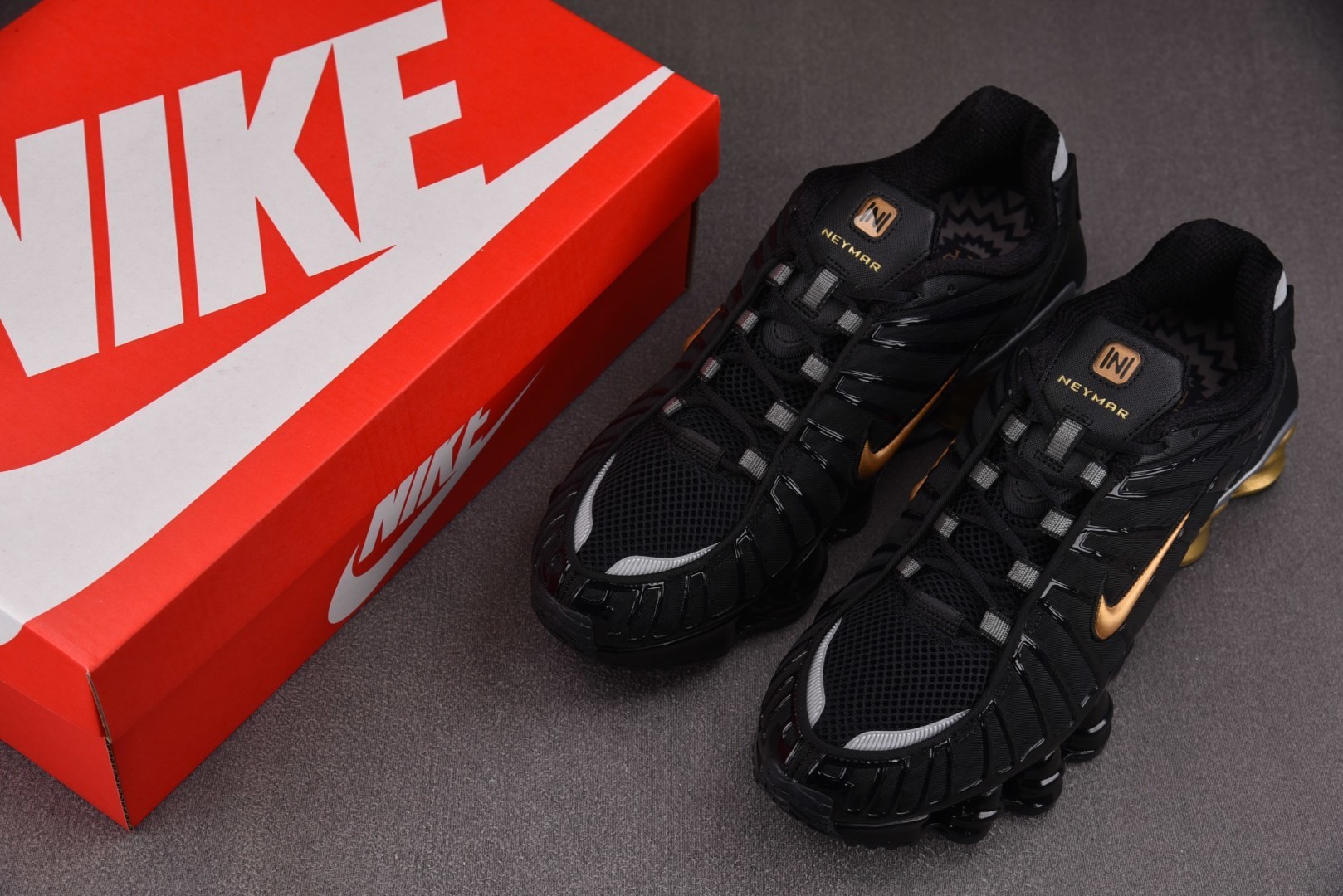 Mam 尺码:39-47.5纯原版出品-NK Shox TL Neymar 黑金 BV1388-001 