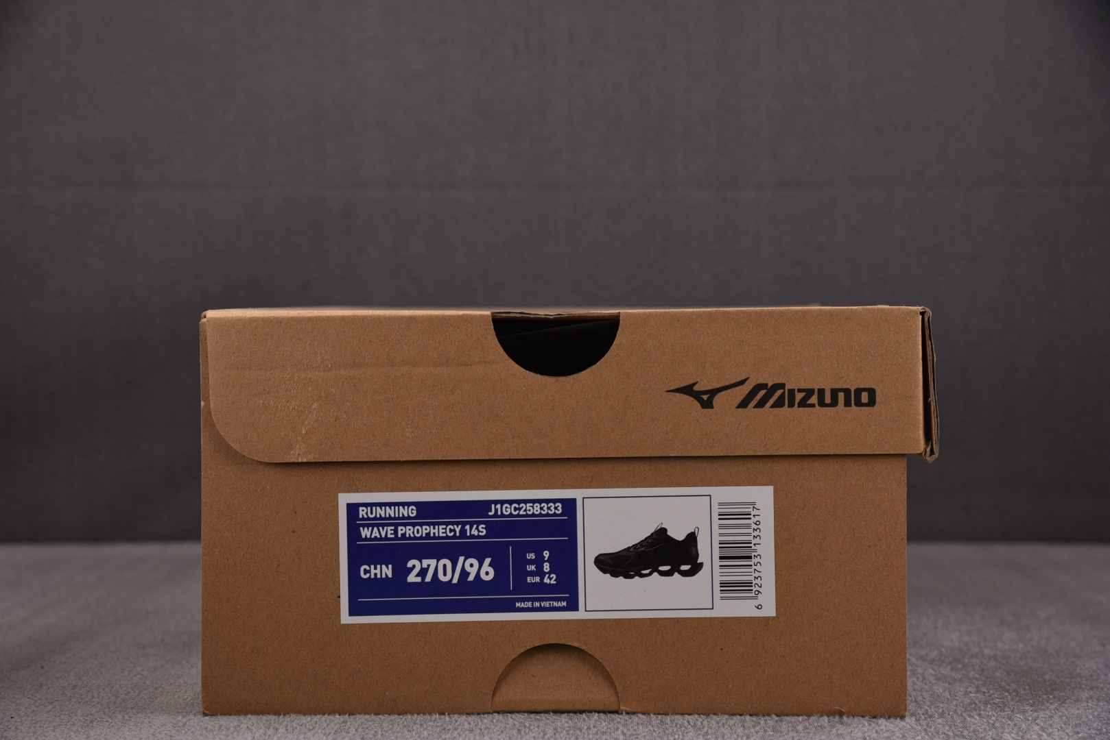 Mizuno Wave Prophecy 14S 黑蓝J1GC尺寸36-46YZ039