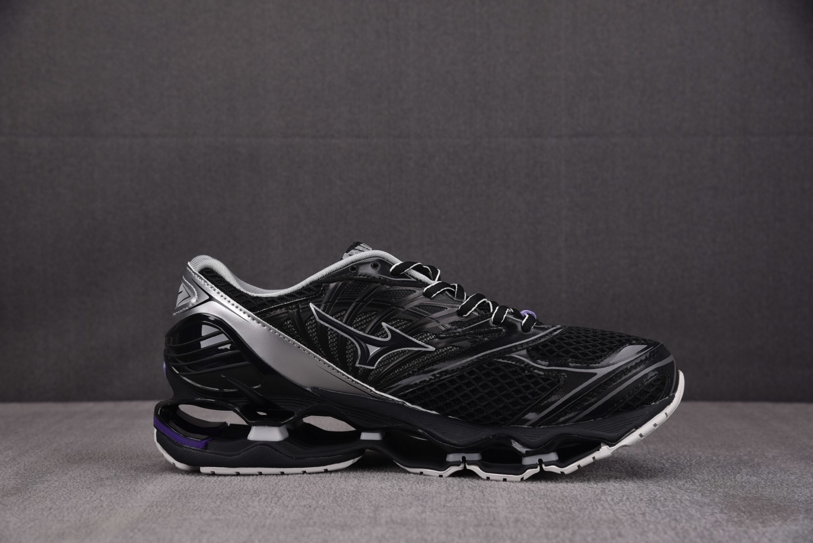 Mizuno Wave Prophecy LS 黑银紫 D1GA尺寸36-46 YZ039