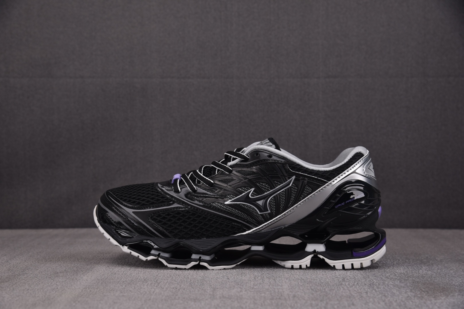 Mizuno Wave Prophecy LS 黑银紫 D1GA尺寸36-46 YZ039