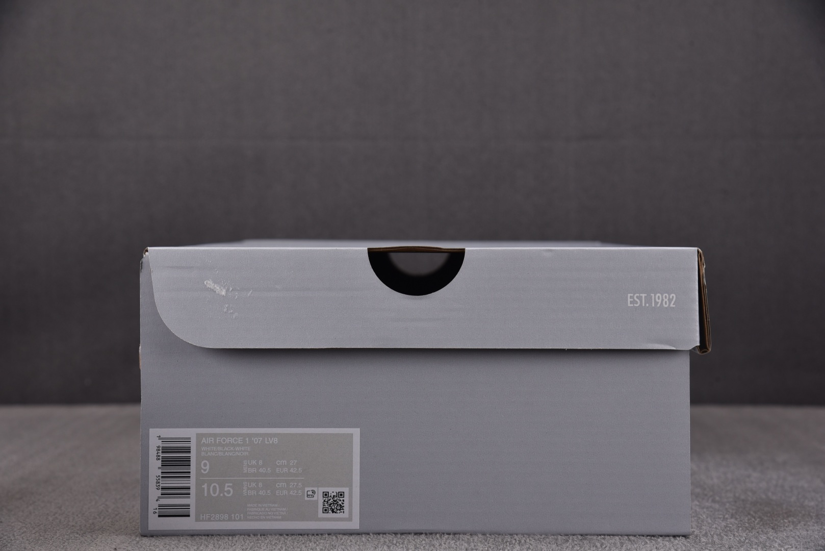 【纯原】NK Air Force 1 '07 LV8 White Black 白黑 HF2898-101