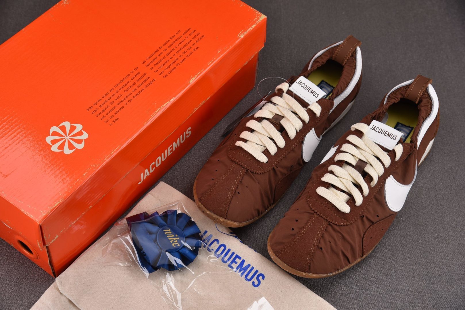 【纯原】NK Moon Shoe SP Jacquemus Fauna Brown (Women's) 