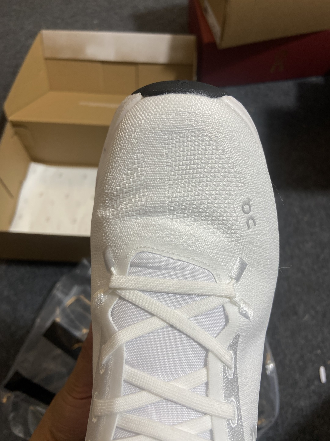 On昂跑 x LOEWE罗意威 Cloudtilt 织物 跑步 户外轻便百搭系带 减震 低帮 运动休闲鞋