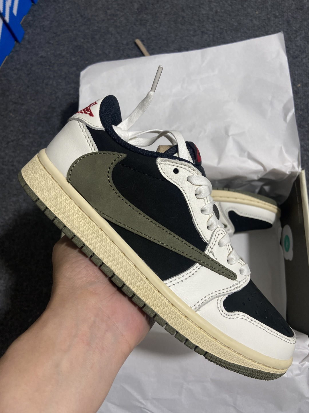 Travis Scott x Jordan Air Jordan 1 倒钩 5.0 皮革 Low 
