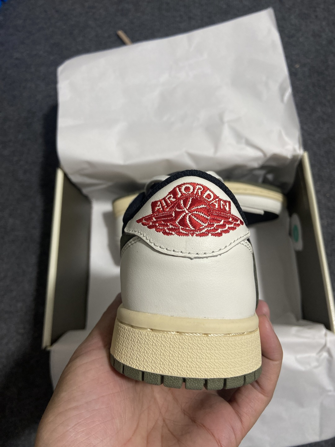 Travis Scott x Jordan Air Jordan 1 倒钩 5.0 皮革 Low 