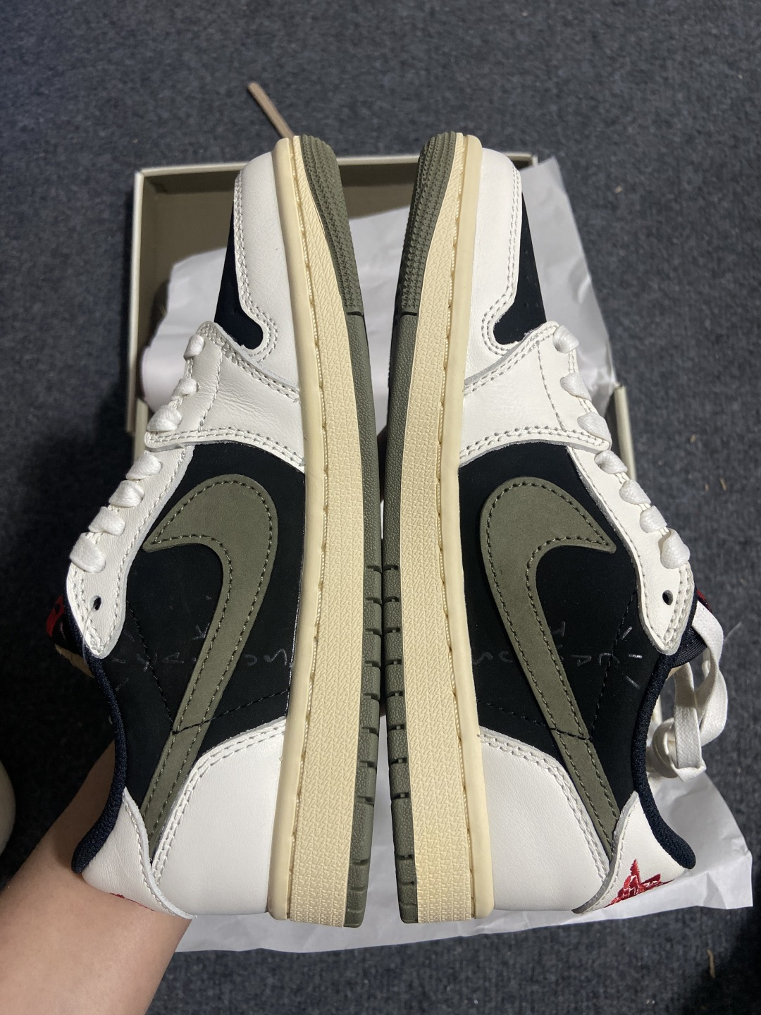 Travis Scott x Jordan Air Jordan 1 倒钩 5.0 皮革 Low 