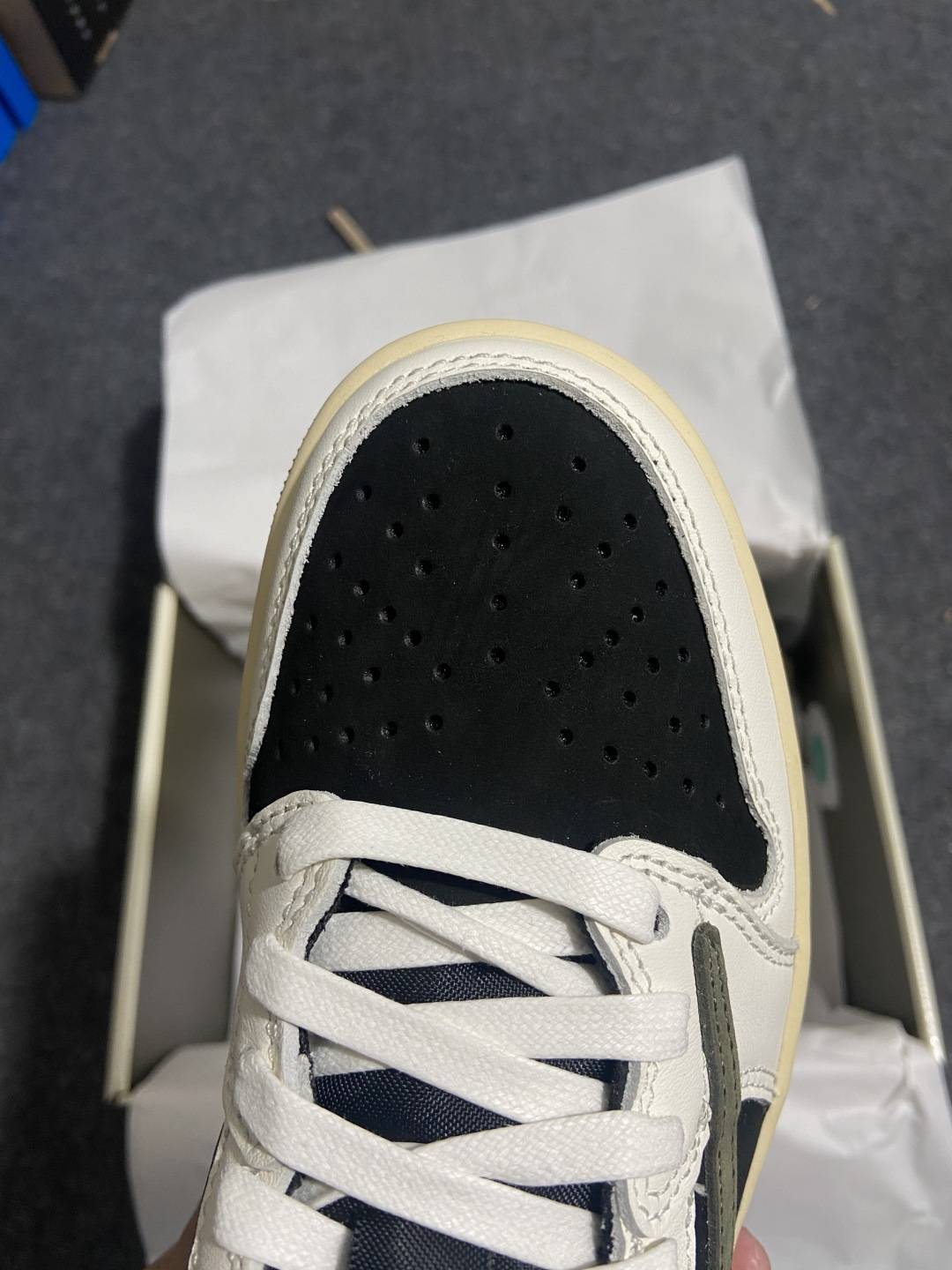 Travis Scott x Jordan Air Jordan 1 倒钩 5.0 皮革 Low 