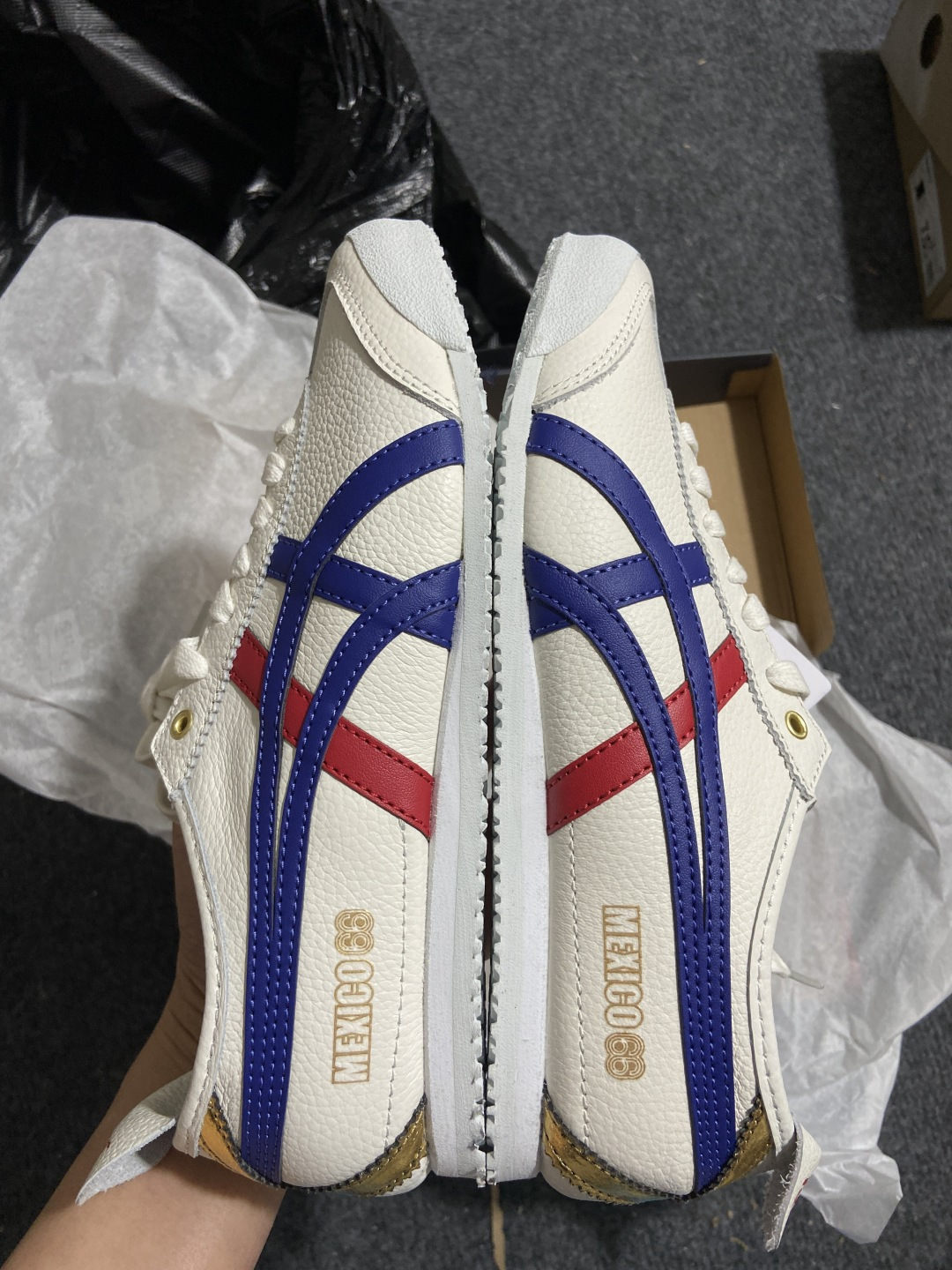 Onitsuka Tiger鬼塚虎MEXICO 66 SD VIN男女款休闲德训鞋D507L-0152 