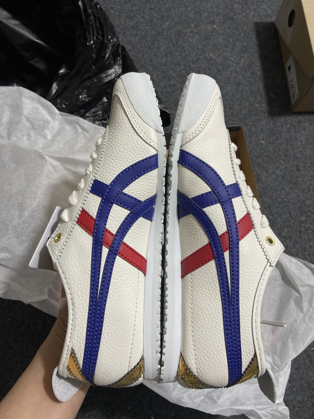 Onitsuka Tiger鬼塚虎MEXICO 66 SD VIN男女款休闲德训鞋D507L-0152 