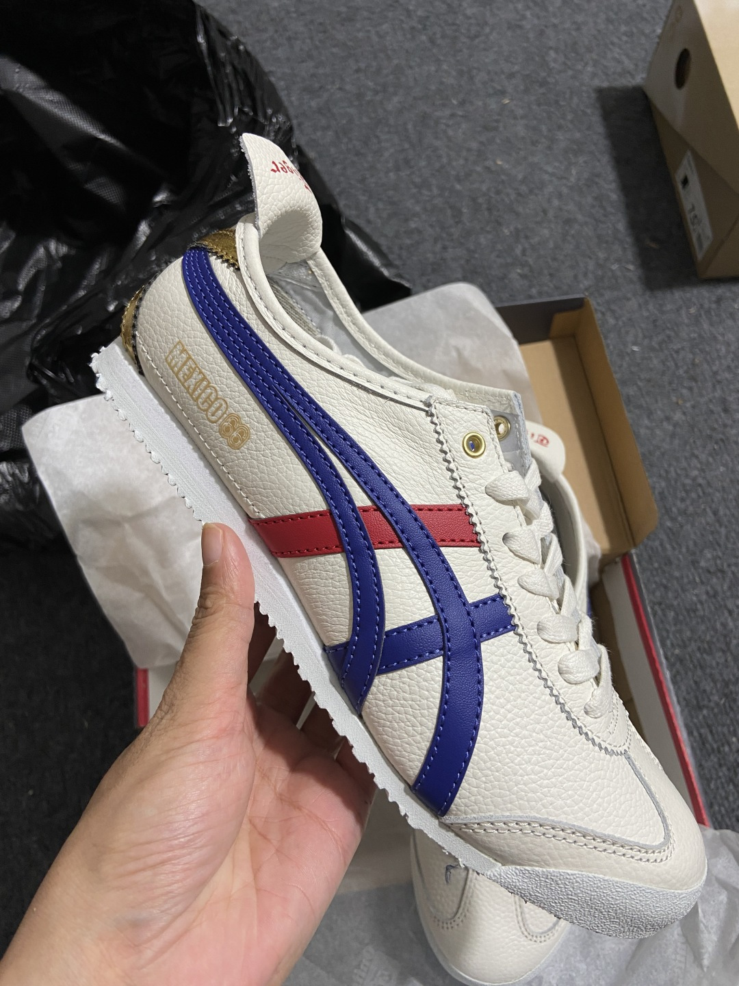 Onitsuka Tiger鬼塚虎MEXICO 66 SD VIN男女款休闲德训鞋D507L-0152 