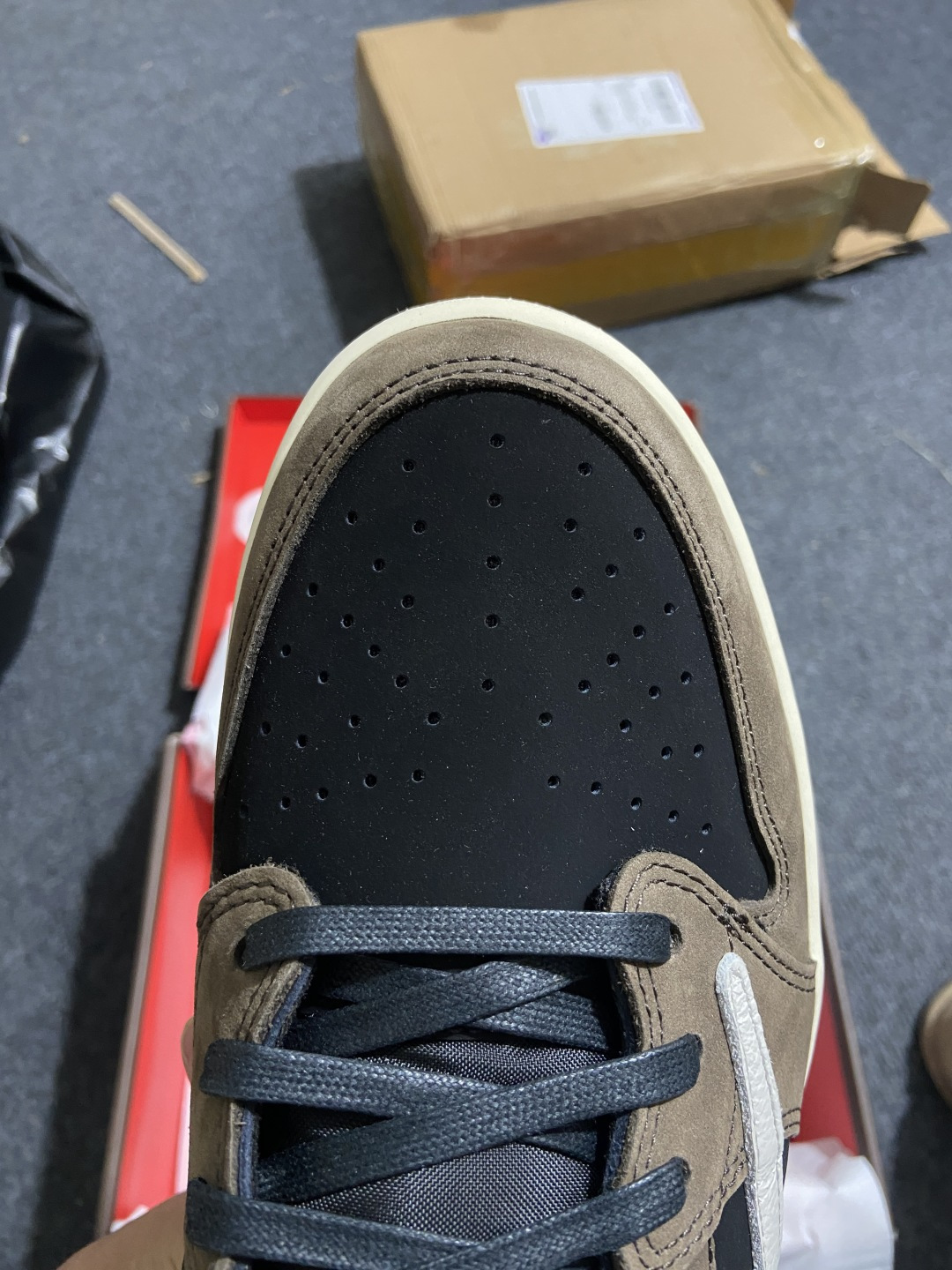 AJ1 Low 尺码:36-48.5纯原出品-Travis Scott x Air Jordan 1 L