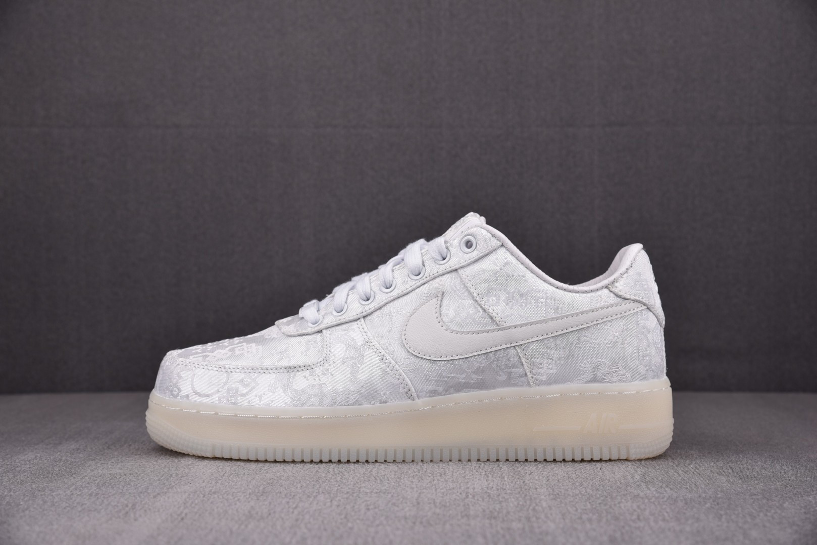 纯原 CLOT x NK Air Force 1 空军联名白丝绸 AO9286-100 全套原原楦纸版 