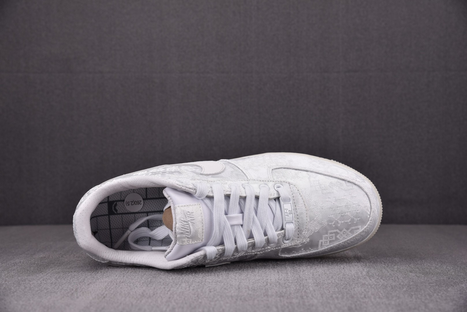 纯原 CLOT x NK Air Force 1 空军联名白丝绸 AO9286-100 全套原原楦纸版 