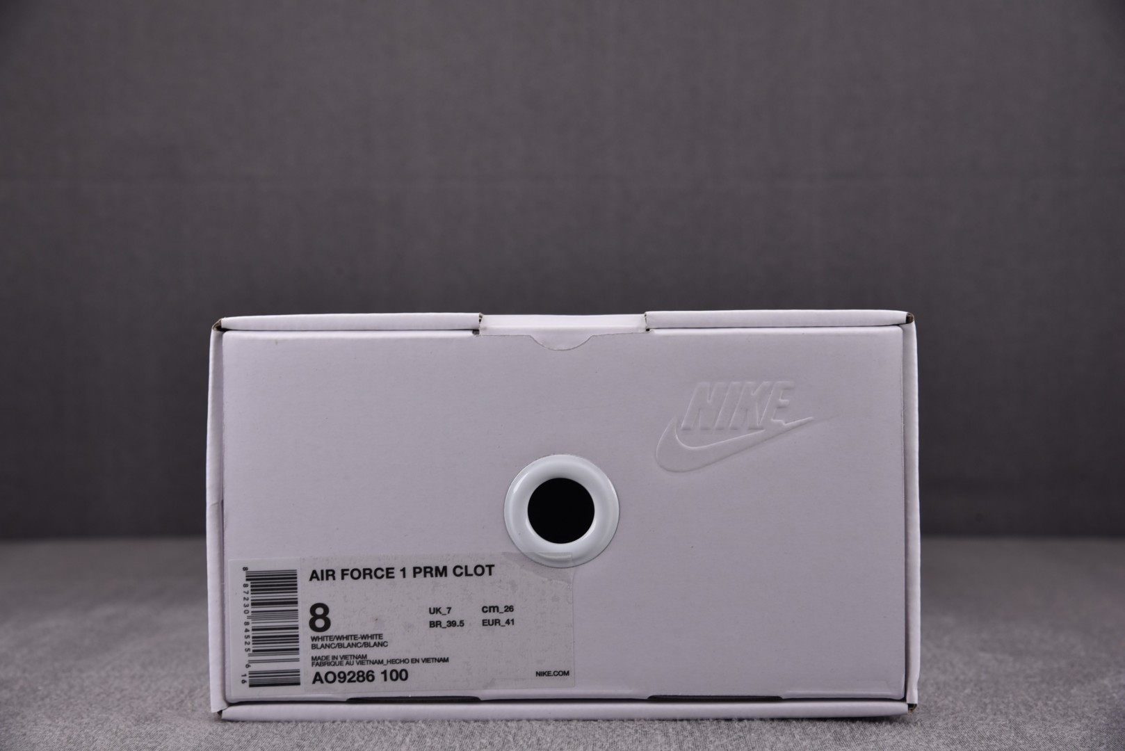 纯原 CLOT x NK Air Force 1 空军联名白丝绸 AO9286-100 全套原原楦纸版 