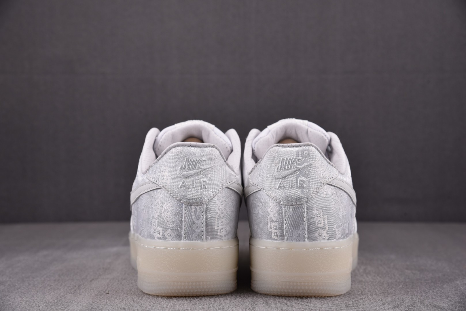 纯原 CLOT x NK Air Force 1 空军联名白丝绸 AO9286-100 全套原原楦纸版 