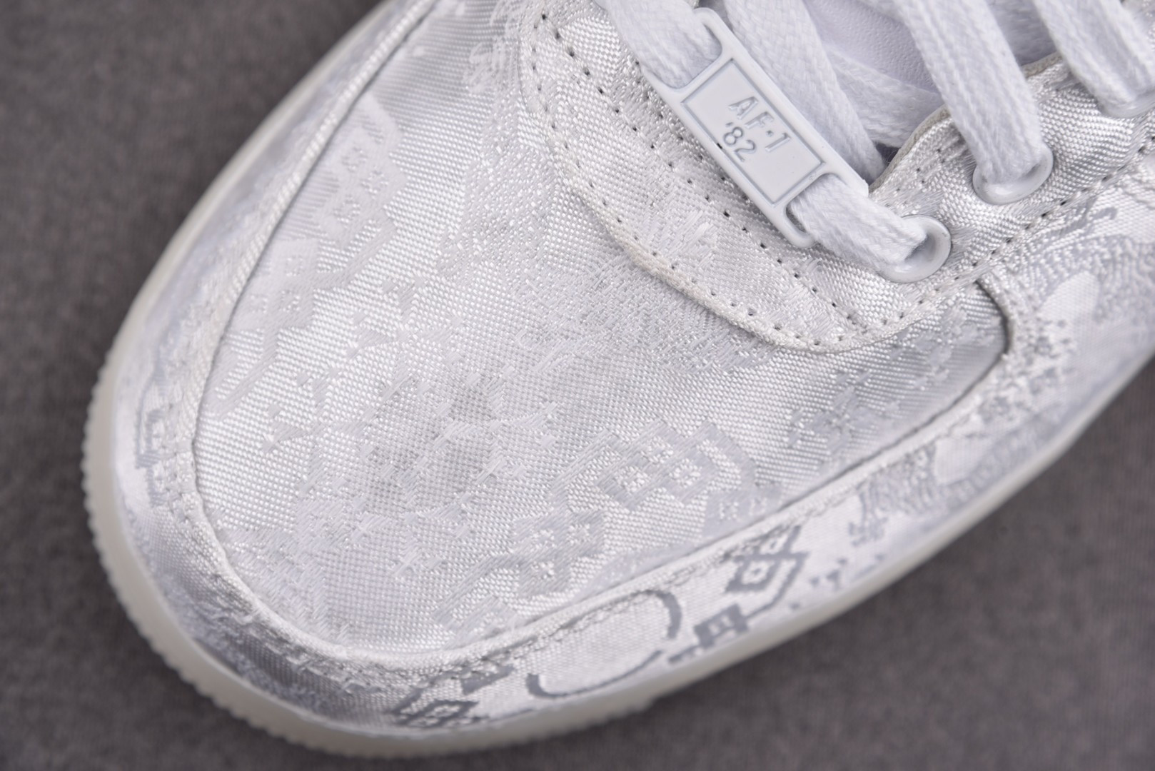 纯原 CLOT x NK Air Force 1 空军联名白丝绸 AO9286-100 全套原原楦纸版 