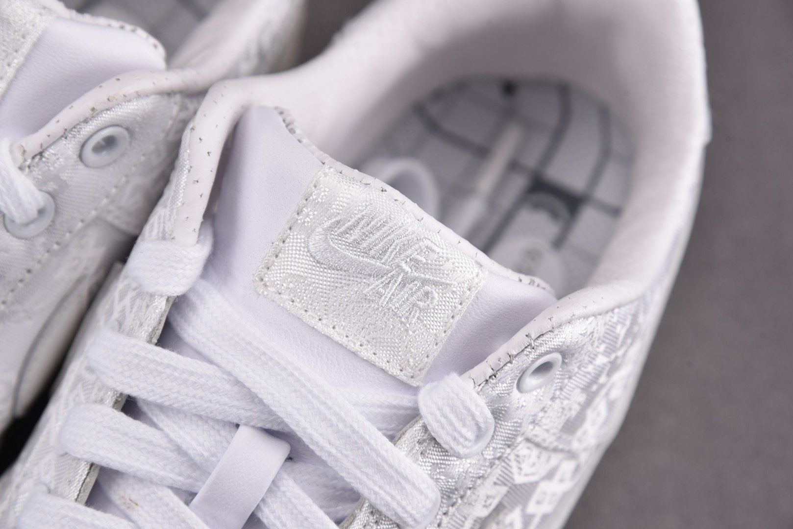 纯原 CLOT x NK Air Force 1 空军联名白丝绸 AO9286-100 全套原原楦纸版 
