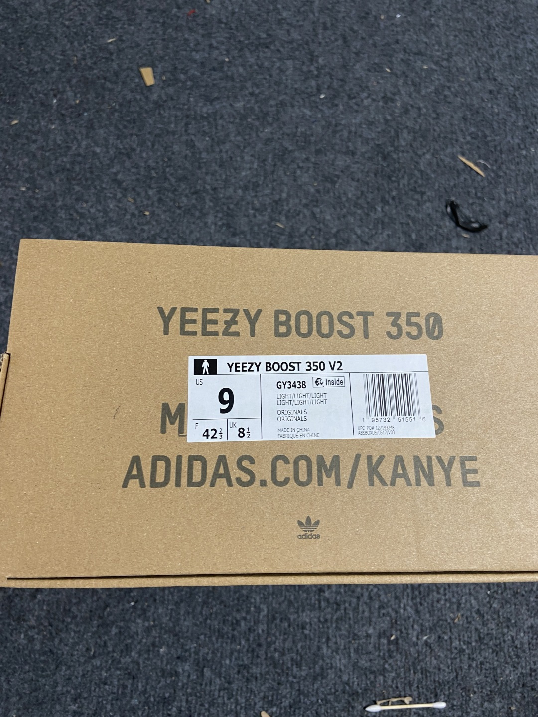 Yeezy350 尺码:36-48纯原版出品-AD Yeezy Boost 350 V2 Light“北