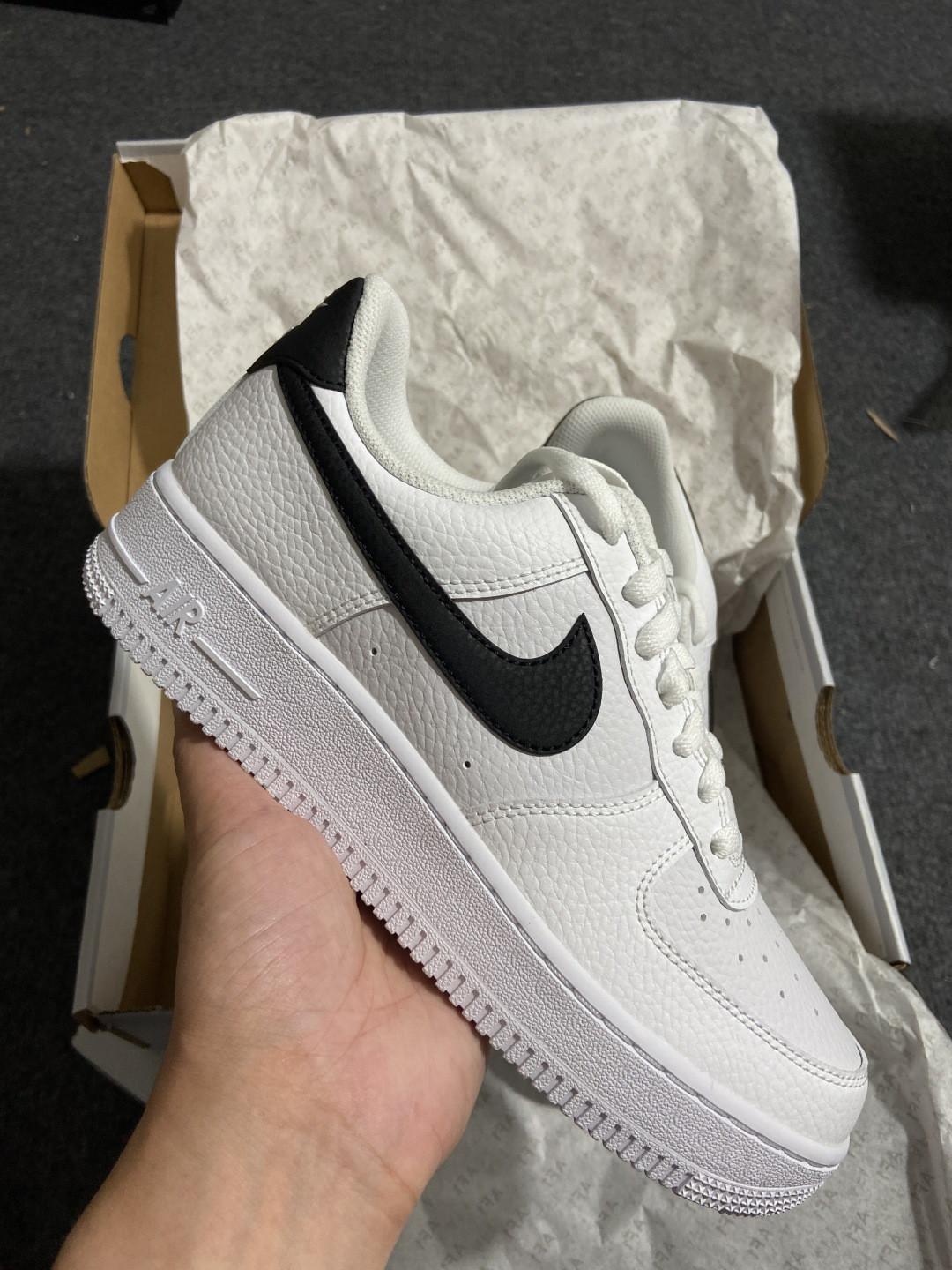 【纯原】NK Air Force 1 Low '07 空军一号低帮经典板鞋 白黑 CT2302-100顶